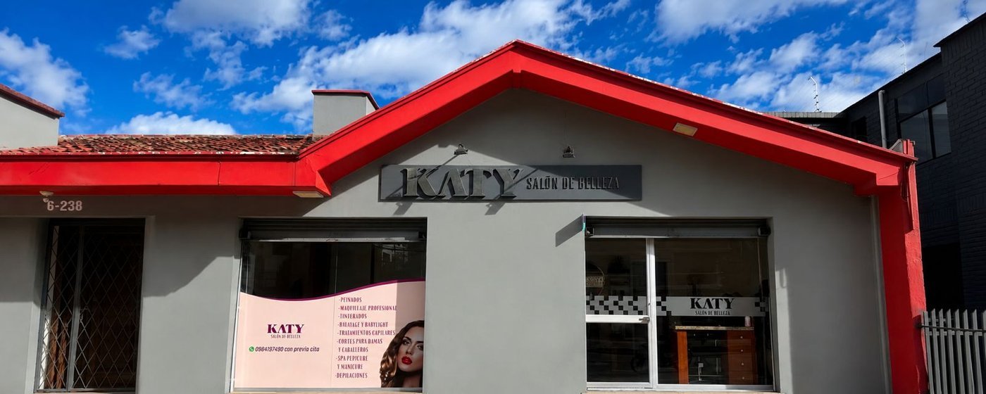Fachada de Katy Salón de Belleza — Av. las Américas 6-238, Cuenca